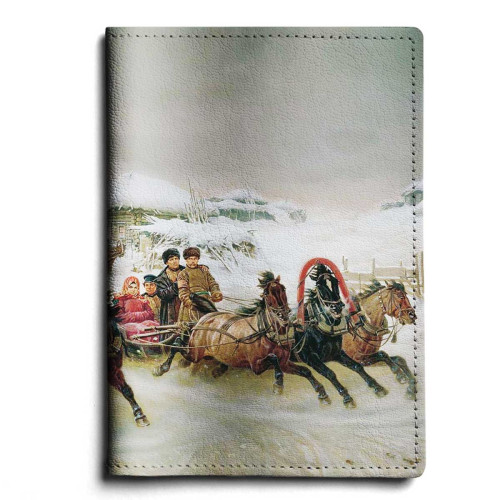 Обложка для автодокументов, AUT1 «Russian Winter»