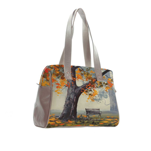 Сумка на плечо BAG5 «Autumn bench»