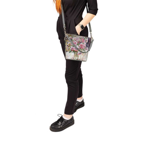 Сумка кросс-боди BAG8 «Благоуханье нежных роз»