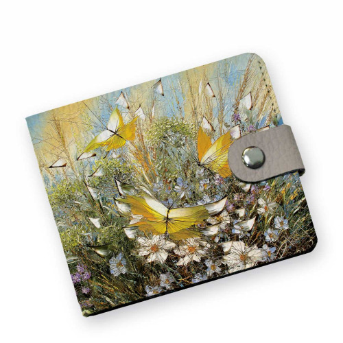 Кошелек мини PRS8 «Полет над цветами и травами»