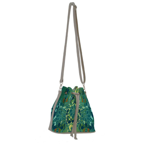 Сумка на плечо BG16 «Мозаичные цветы»