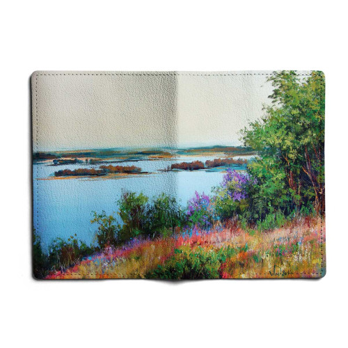 Обложка для автодокументов, AUT1 «Весенняя Волга»