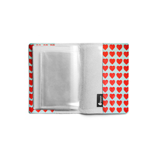 Обложка для паспорта, PAS1 «Сердечки»