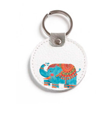 Брелок (Круглый) TRI4 «Blue elephant»