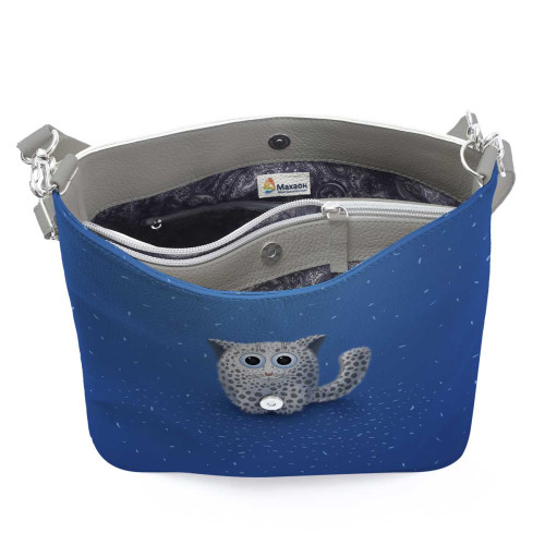 Сумка на плечо BG12 «Snow leopard»