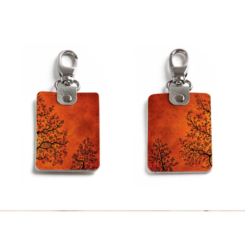 Брелок (Прямоугольный ) TRI1 «Дерево лабиринт»