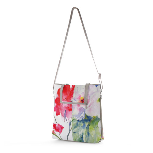 Сумка тоут BAG9 «Two peonies»