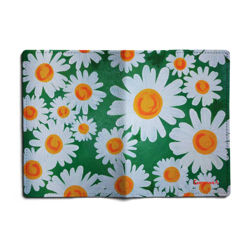 Обложка для паспорта, PAS1 «Ромашки 5»