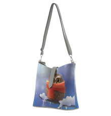 Сумка на плечо BG12 «Owl in scarf»