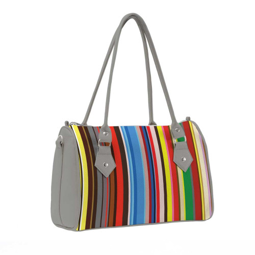 Сумка на руку BG13 «Полоски»