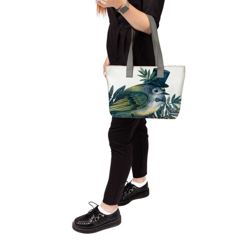 Сумка тоут, BAG2 «bird08»