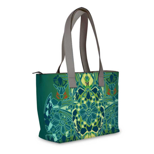 Сумка тоут, BAG2 «Мозаичные цветы»