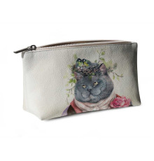 Косметичка big KOS2 «Кот с душой поэта»