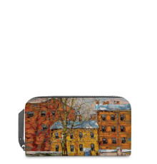 Кошелек PR14 «Дерево и желтый домик ранней весной»