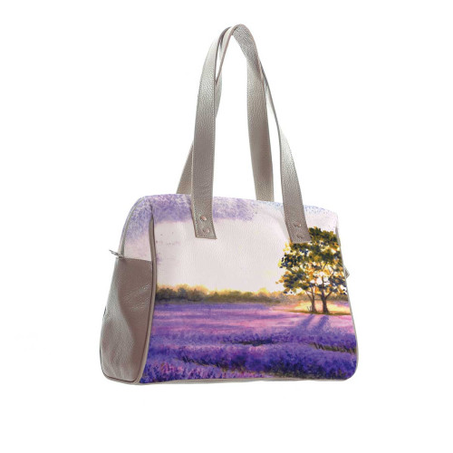 Сумка на плечо BAG5 «Лавандовые поля Франции»