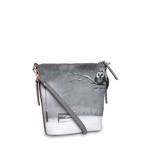 Сумка кросс-боди BAG8 «Owl & bird»