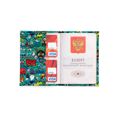 Обложка для автодокументов, AUT2 «Colored drawings»