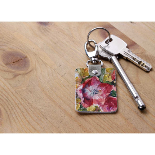 Брелок (Прямоугольный ) TRI1 «В наш дом пришла весна»