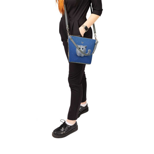 Сумка кросс-боди BAG8 «Snow leopard»