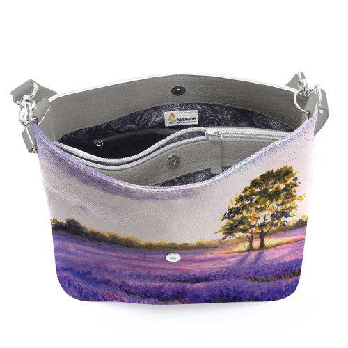 Сумка на плечо BG12 «Лавандовые поля Франции»