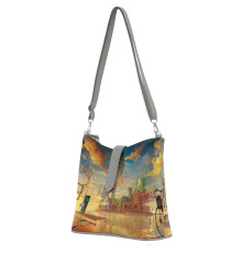 Сумка на плечо BG12 «Мальчик и велосипед»