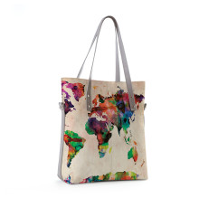 Сумка тоут BAG9 «World map»