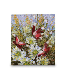 Кошелек мини PR17 «Бабочки и цветы»