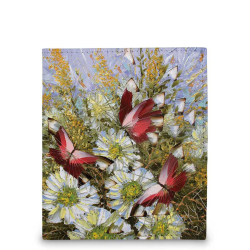 Кошелек мини PR17 «Бабочки и цветы»