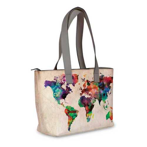 Сумка тоут, BAG2 «World map»