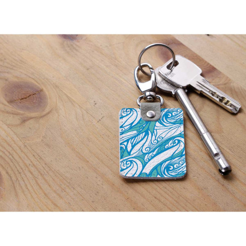 Брелок (Прямоугольный ) TRI1 «Волны»