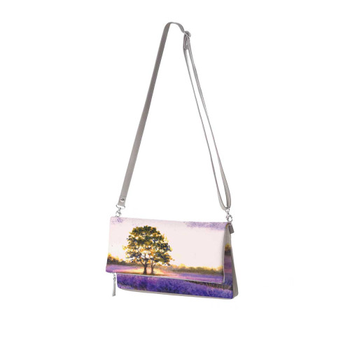 Клатч, кросс-боди KHL3 «Лавандовые поля Франции»