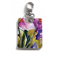 Брелок (Прямоугольный ) TRI1 «Irisy akvarel»