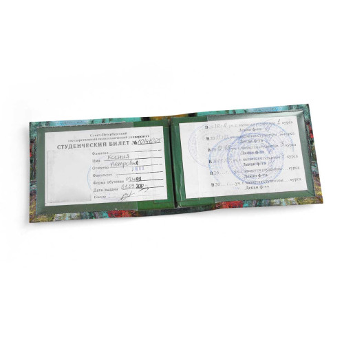 Обложка для студенческого билет STD1 «Вечер»