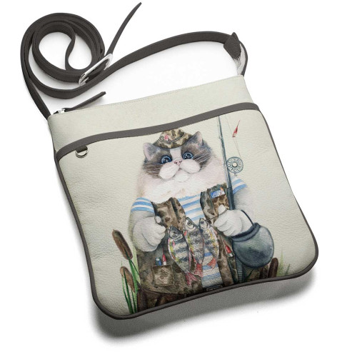 Сумка планшет BAG 1 «Кот-рыбак 2»