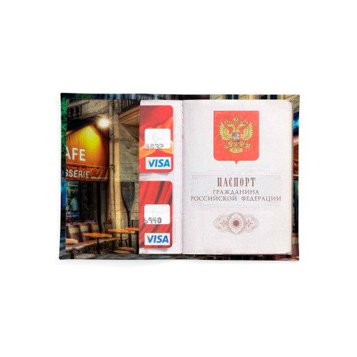 Обложка для автодокументов, AUT2 «Café»