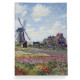 Обложка для паспорта, PAS2 «Claude Monet Tulip Field and windmill»