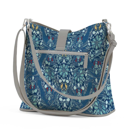 Сумка на плечо BG12 «Мозаика голубая»
