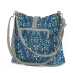Сумка на плечо BG12 «Мозаика голубая»