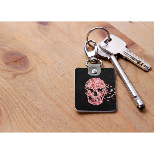 Брелок (Прямоугольный ) TRI1 «Skull wind»