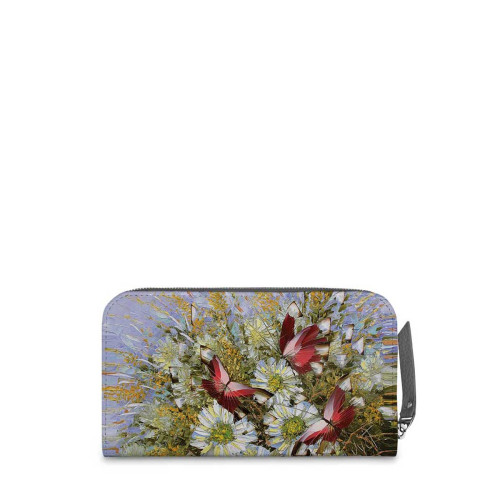 Кошелек PR14 «Бабочки и цветы»