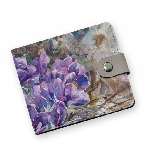 Кошелек мини PRS8 «На опушке расцвела сон-трава»