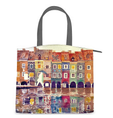 Сумка на руку, BG91 «The city watercolor»