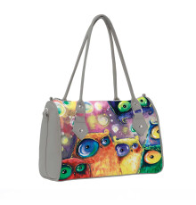 Сумка на руку BG13 «Many owls»
