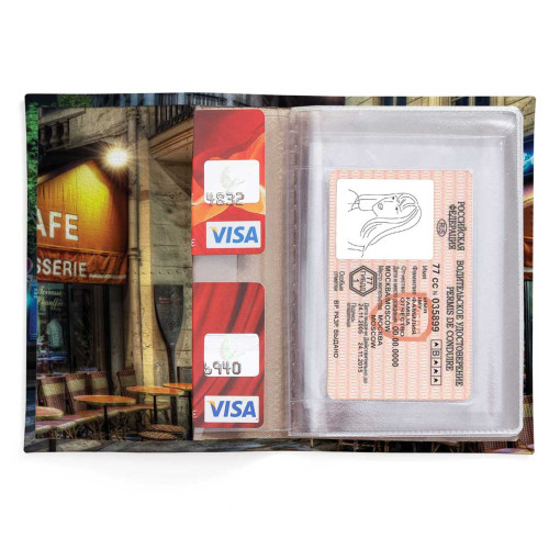 Обложка для автодокументов, AUT2 «Café»