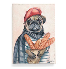 Обложка для паспорта, PAS2 «Букет из багетов»