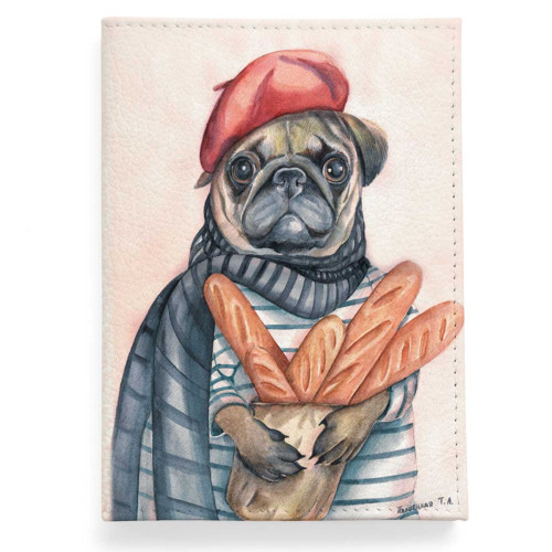 Обложка для паспорта, PAS2 «Букет из багетов»