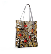 Сумка тоут BAG9 «Снегири»