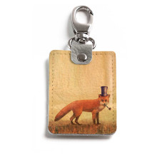 Брелок (Прямоугольный ) TRI1 «Smoke fox»