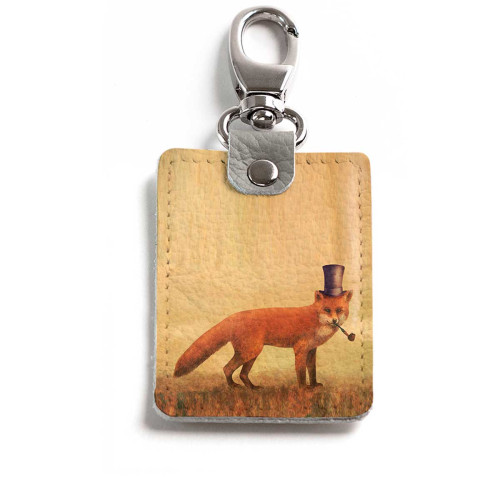 Брелок (Прямоугольный ) TRI1 «Smoke fox»