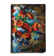 Обложка для автодокументов, AUT1 «Flowers»